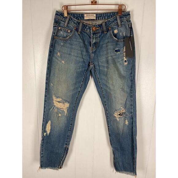 One x OneTeaspoon Womens SZ 26 Freebirds Low Waist 7/8 Skinny Leg Jeans NWT - Picture 4 of 9